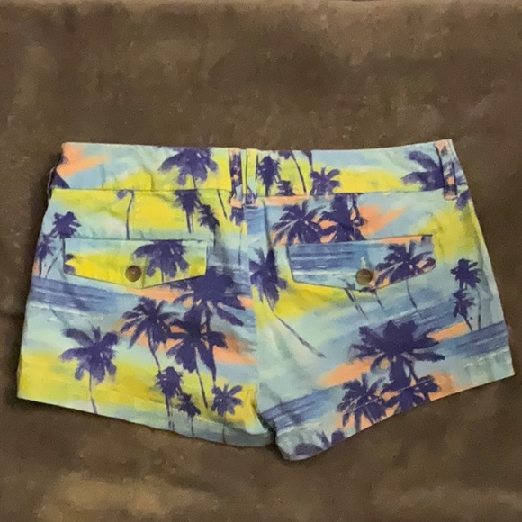 Pastel Palm Tree print American Eagle Outfitters Shorts. - Picture 2 of 4